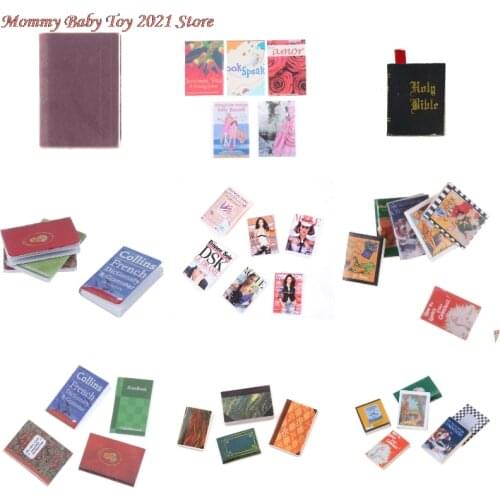 1Set 1:12 Doll Accessories for Blyth Dollhouse Best Gift Toy for Girl Doll Furniture Book/Magazine/Poker Lovely Toys