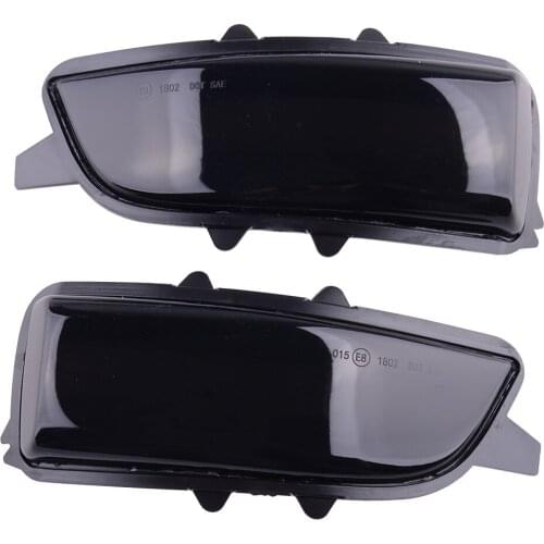 Car LED Sequential Turn Signal Light Lamp Black Fit for Volvo C30 C70 S40 V40 V50 V70 S60 2010 31111090 31111102