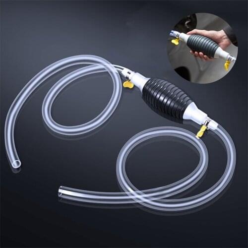 Car Fuel Tank Sucker Oil Car Fuel Pump Diesel Manual Pump Syphon Fuel Saver set