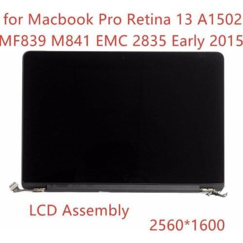 Free shipping 2015 year A1502 LCD Display replacement for Macbook Pro Retina 13" A1502 LCD Screen Assembly MF839 MF840 M841