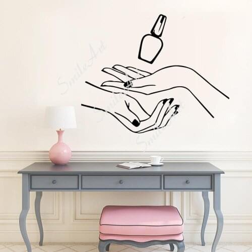 Diy Beauty salon Wall Art Decal Wall Stickers Pvc Material For Kids Rooms Decoration Decoration Accessories