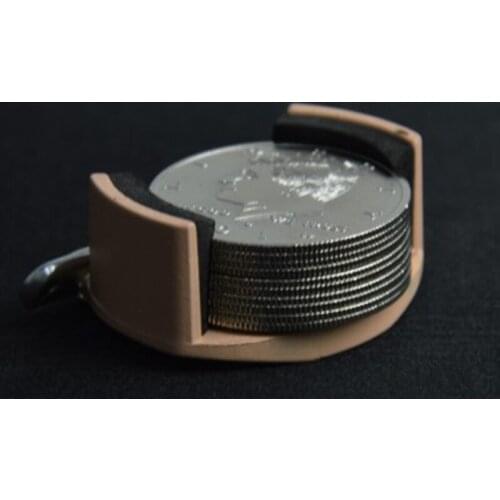 Coin holder / Metal Coin Dumper for Half Dollar, Morgan Coins Magic Tricks Appearing Magie Close Up Street Illusion Gimmick