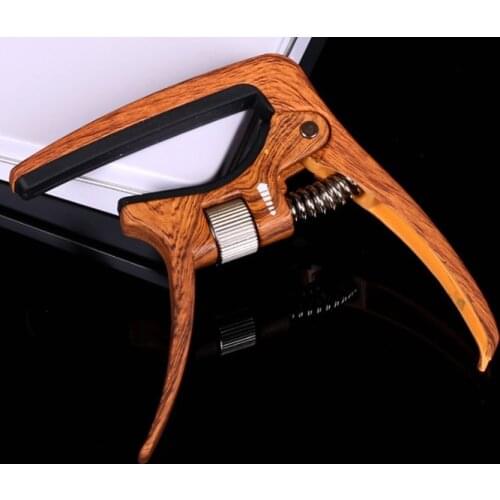 Aroma AC-30 Guitar Capo with Adjustable Pressure Tension and Built-in Bridge Pin Puller