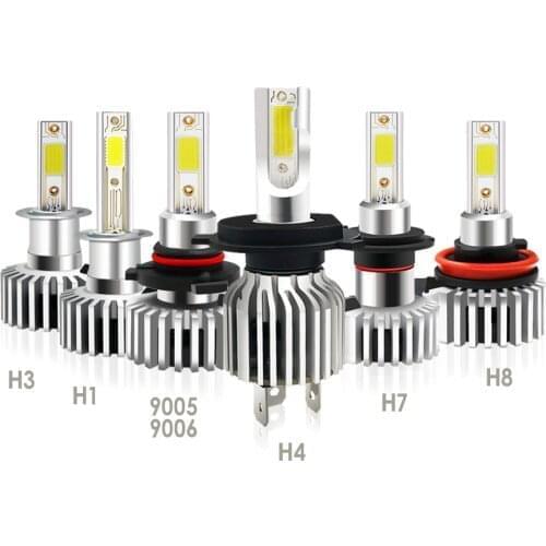3200K 6000K 8000K D9 H4 H7 9005 9006 Canbus LED Headlight Kit Turbo Fan 12V LED H7 H1 H8 H9 H11 HB3 HB4 LED Car Light Lamp Bulbs