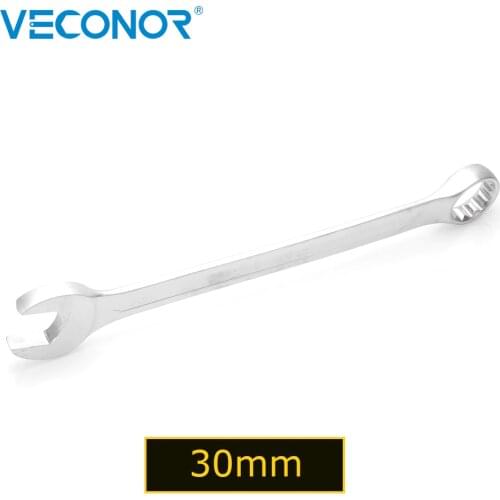 Veconor 30mm Open Box End Combination Wrench Chrome Vanadium Opened Ring Combo Spanner Household Car repair Hand Tools 30 mm