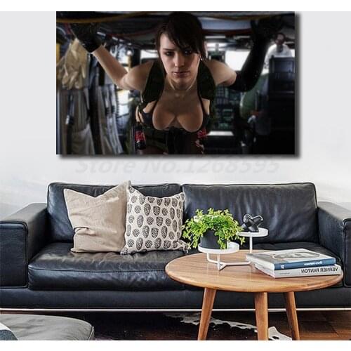 Wallpaper Quiet Metal Gear Solid V The Phantom Pain Canvas Posters Prints Wall Art Painting Decorative Picture Home Decoration