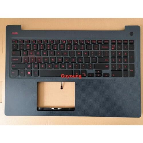 95% New Top case Upper Cover Palmrest For Dell G3 3579 with backlight keyboard