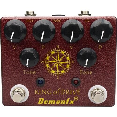 NEW Demonfx High Quality King Of Drive King Of Clone Overload Monoblock Effect King Of Tone Effect Pedal Overdrive