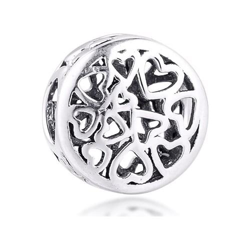 Fits Pandora Bracelets 925 Sterling Silver Loving Sentiments Charms Metal Beads DIY Jewelry Making Gift for Women