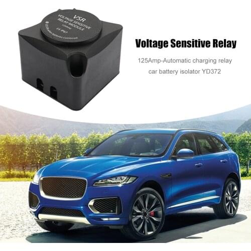12V 140A Voltage Sensitive Relay Split Charge Relay VSR Battery Isolator Automatic Charge for Camper Car Boat Accessories Tools
