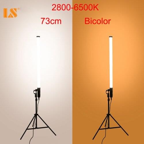 LS T2R 73cm Handheld LED Video Bicolor Light 2800-6500K LED Lighting Stick Photography Lamp light for Studio Video Photo YouTube