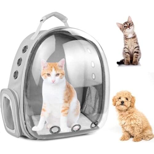Cat Carrier Backpack, Dog Backpack Carrier for Puppy, Space Capsule Pet Carrier Cat Hiking Backpack Airline Approved Travel Bag