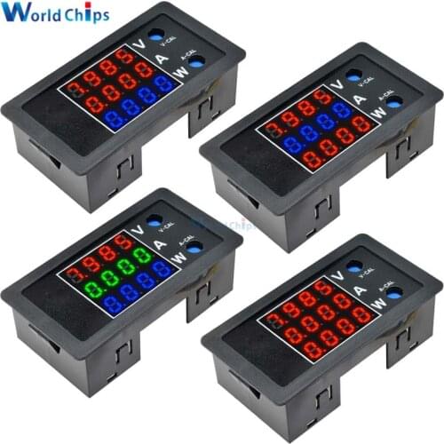 100V 10A 1000W Power Meter Voltmeter Ammeter Detector 4 Digital LED Display High Precision Wattmeter Voltage Current Tester