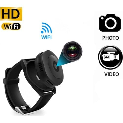 Mini Camera HD 1080p Wearable Bracelet small Cam Wristband Sports DV Rechargeable Portable Surveillance micro Camcorder hidden