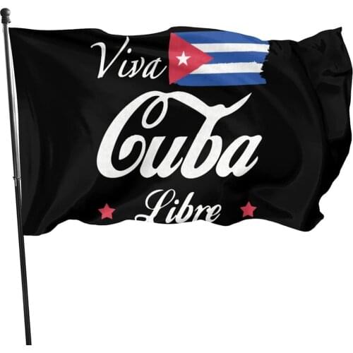 Cuba Libre Cuba Flag 3x5 Ft Outdoor -Camping Flag Decorations Party Supplies Flags For Home House Outdoor Indoor