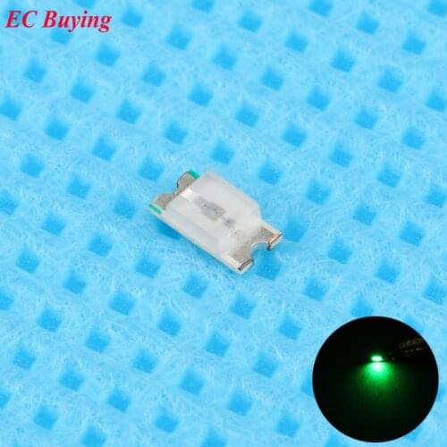 20pcs 1206 (3216) Green LED SMD Chip Bulb Lamp Surface Mount SMT Bead Ultra Bright Light Emitting Diode DIY Highlight
