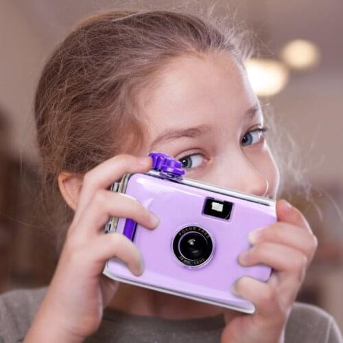 2021 Cute Portable Children Camera Non-Disposable Convenient Waterproof Shockproof Film Lomo Camera Kids Mini Camera Toys