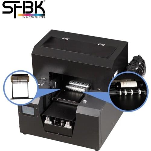 Automatic A4 UV printer A4 acrylic wood glass metal Inkjet Printer Machine Phone Case Led Flatbed UV Printer cylinder UV printer