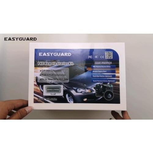 Easyguard CAN BUS Plug And Play Keyless Entry Kit For Toyota Corolla 2010 to 2019 Remote Engine Start Car Alarm