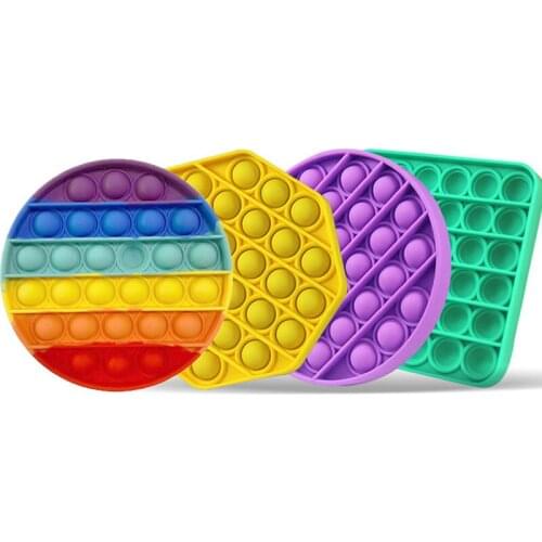 Interesting Push Bubble Sensory Toy Autism Needs Squishy Stress Reliever Toys Adult Child Anti-stress Fidget It Decompression