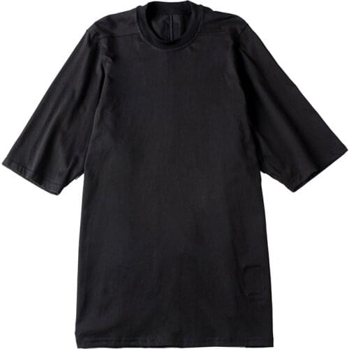 American Famous Brand RO Pure Colour Oversized T-shirt Streetwear Womens T-shirt Y2k Mens T-shirt Crop Top Mens Clothing