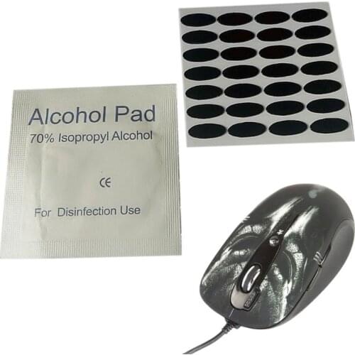 28Pcs 0.6mm 11.6x4.8mm DIY Mouse Feet Mouse Skates For A4tech X7 X-760 Mouse