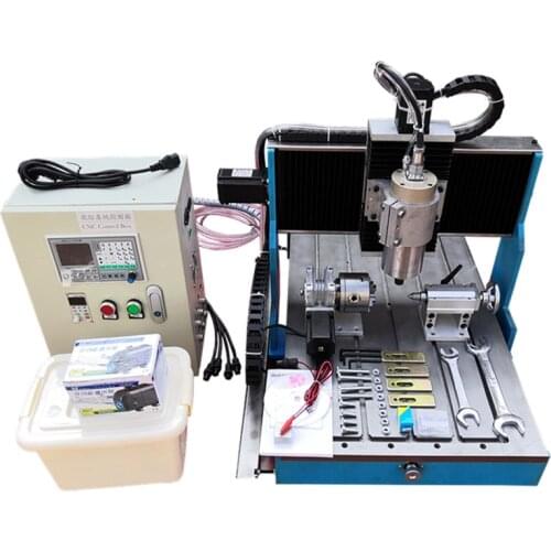 LY CNC 6040L CNC Router Linear Guide Rail Wood Metal Aluminum Milling Engraving Machine Offline DSP Control Steel Table