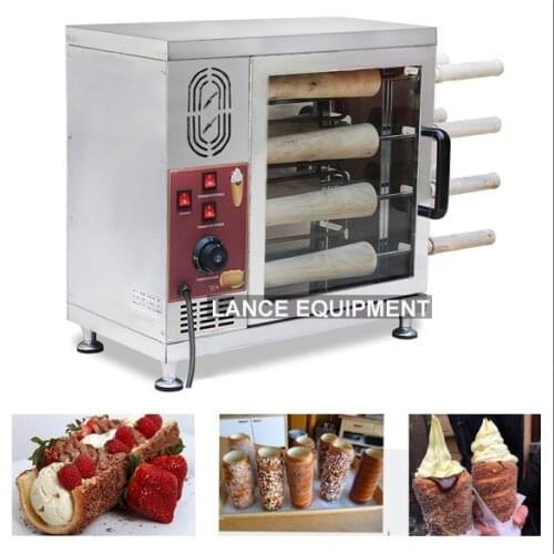 Snack machine chimney cake oven machine and trdelnik machine
