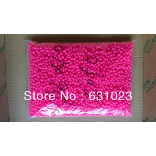 MR OCTOPUS 500pcs Per Lot soft rubber ellipse pink Fishing Glow Bead Wholesale Fishing TackleBeans size 6x10mm