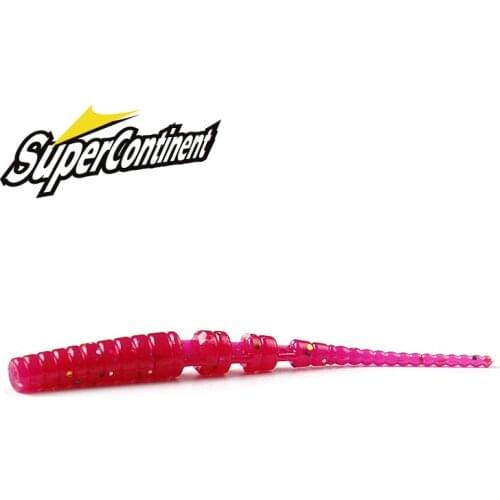 2018 Supercontinent Fishing Soft Worm Lures Ice Fishing Bait Soft Polaris Sinking Lure Pesca Cheap Fishing Tackle