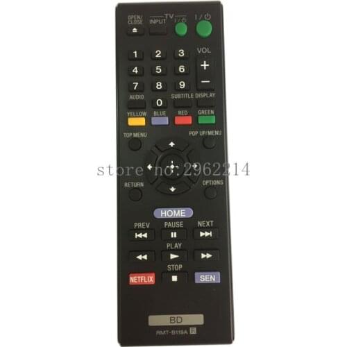 Original remote control RMT-B119A suitable for sony BD BLU-RAY DISC PLAYER BDP-BX57 BX37 BDP-S370 BDP-S570 BDP-S360