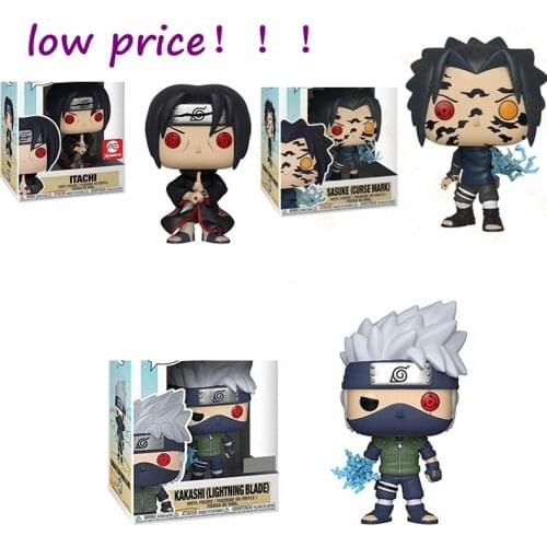Narutoes Itachi Kakashi Sasuke Model Vinyl Dolls Action Figures Movie Characters Collection Figure Toys for Kids Birthday Gift