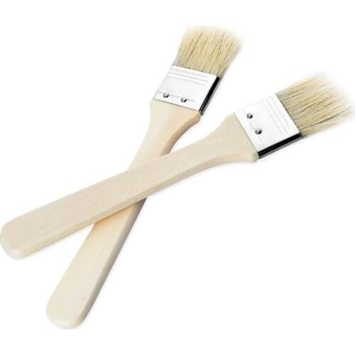 Factory Direct Sales Pig Hair Brush Barbecue Brush Barbecue Tools Barbecue Supplies Oil Brush Hair Brush Mass Customization