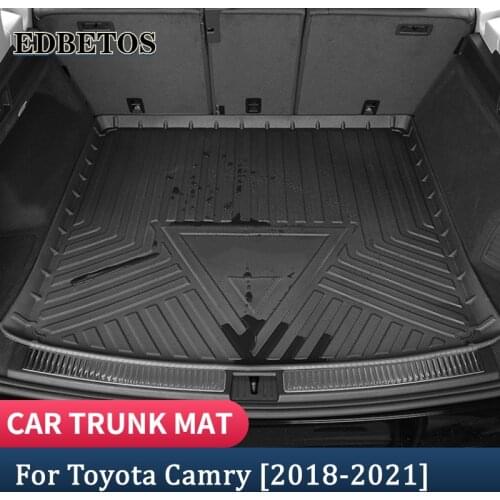 All Weather Carpet Vehicle Car Trunk Mats- Black Premium Quality Carpet Vehicle Trunk Mats For Toyota Camry 2018 2019 2020 2021