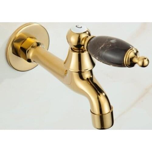 Bathroom Faucet Brass Rose Gold Tap Kitchen Outdoor Garden Taps Washing Machine Mop Antique Decorative Bibcock