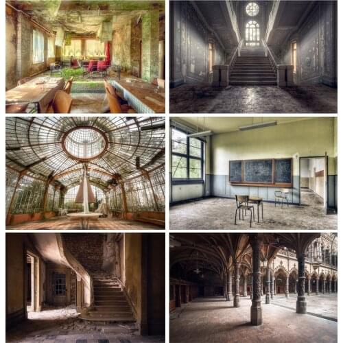 Deserted Old House Indoor Retro Baby Photo Background Vintage Theme Photography Backdrop Photocall Photo Studio 21604EHO-01