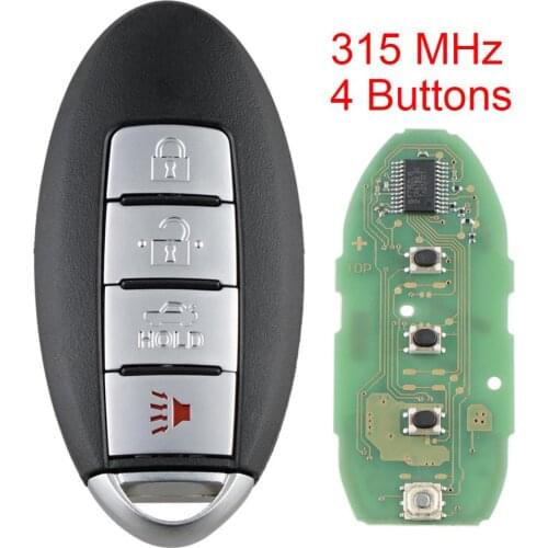 315 MHZ Replacement Keyless Entry Remote Key Fob Uncut KR55WK48903 fit for Murano / Versa / Nissan Altima 2007-2014