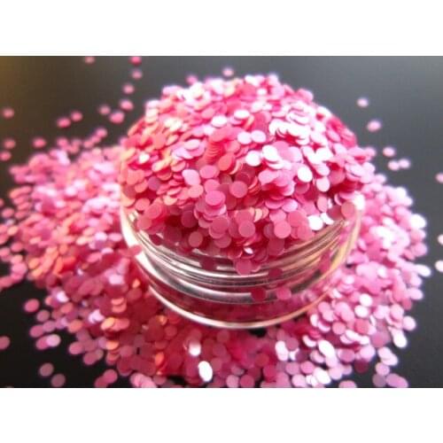 1mm Matte Pink Solvent Resistant Nail Dot Sequins