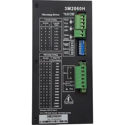 3M2060H NEMA34 NEMA42 3phase stepper motor driver AC80-220V