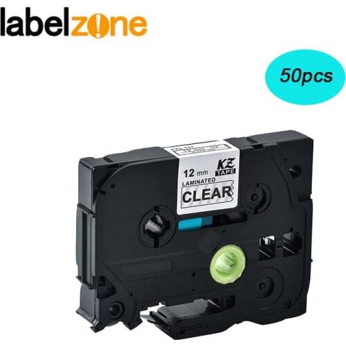 50pcs/lot Tze131 Tze-131 12mm Compatible for Brother P touch label printer Tze PT Labeler tz131 tz 131 tz-131 tze131 ribbon