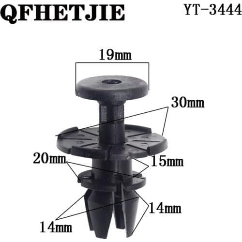 Car Fastener Bumper Fender Fixed Clamp Expansion Screw Threaded Nail Interior Clips Large Nail Stud Push Rivet Holder for BMW