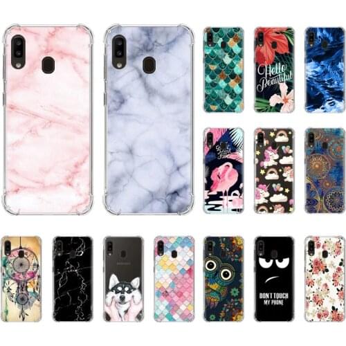 Back Phone Cover For Samsung Galaxy A20E 5.8-inch Cute Cartoon Shockproof Cover Art Painted TPU Soft Case