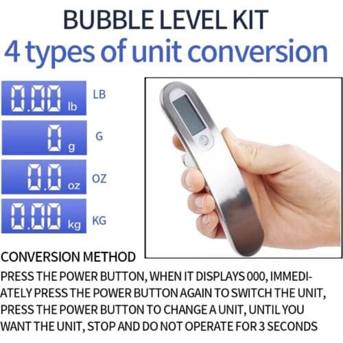 110 Lbs Digital Archery Digital Scale, Heavy Duty Weight Scale,Hunting Scale Luggage Scale,Four Kinds of Unit Conversion T84F