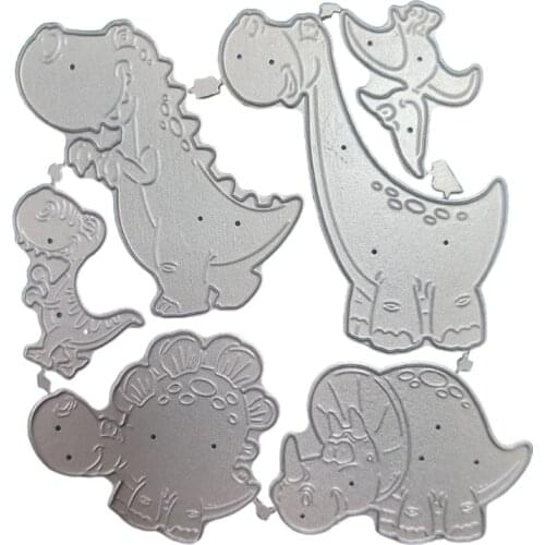 Dinosaur Metal Cutting Dies Stencil Scrapbooking DIY Album Stamp Paper Card Mold Embossing Decoration Craft