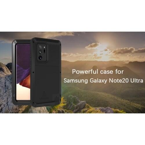 For Samsung Galaxy Note 20 Ultra Love Mei Powerful Shock Dirt Proof Water Resistant Metal Armor Cover For Galaxy Note 20 Ultra