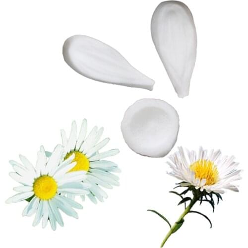 Small Chrysanthemum Molds Fondant Cakes Decor Tools Silicone Molds Sugarcraft Chocolate Baking Tools For Cakes Gumpaste Form