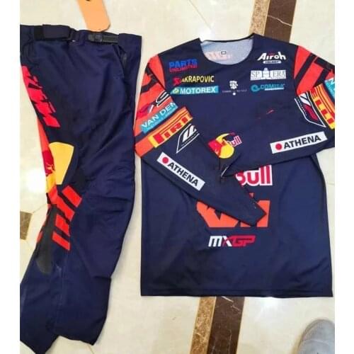 New 2020 Factory Racing Team Motorcycle Jersey And Pants Top ATV BMX Moto Motocross Gear Set MX Jersey Set R