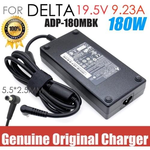 Genuine A15-180P1A 19.5V 9.23A 180W Power AC Adapter ADP-180MB 180A005L For CLEVO N850HP6 N870HP6 For MSI GS63VR adapter charger