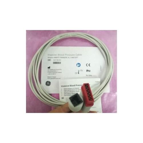 REF: 2021196-001 GE Original Invasive Blood Pressure Cable Hospira-ABBOTT TRANSPAC-IV 3.6M/12FT
