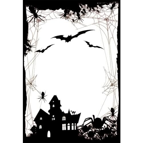 AZSG Halloween Clear Stamps/Seals For DIY Scrapbooking/Card Making/Album Decorative Silicone Stamp Crafts